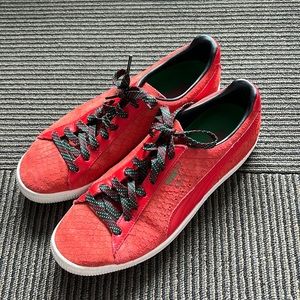 Puma Clyde Red Shoes
